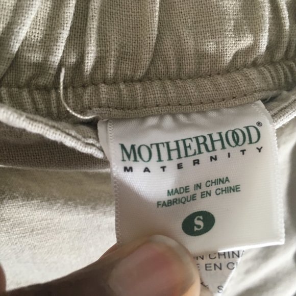 Motherhood Maternity Small Short Culottes Khakis - Picture 3 of 5